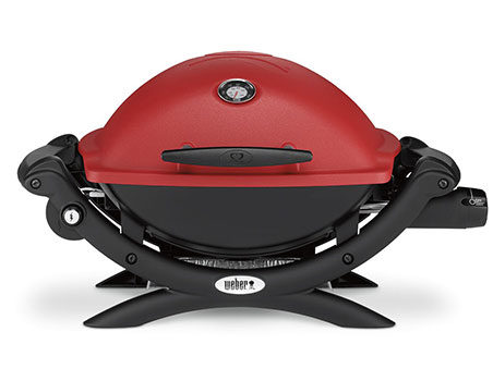 Weber Baby Q Premium 1200 BBQ in red