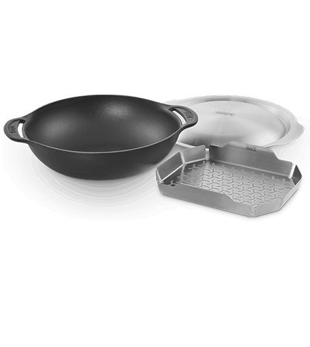 Wok Set with Steaming Rack