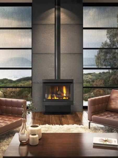 Canterbury Classic Freestanding Gas Log Fireplace