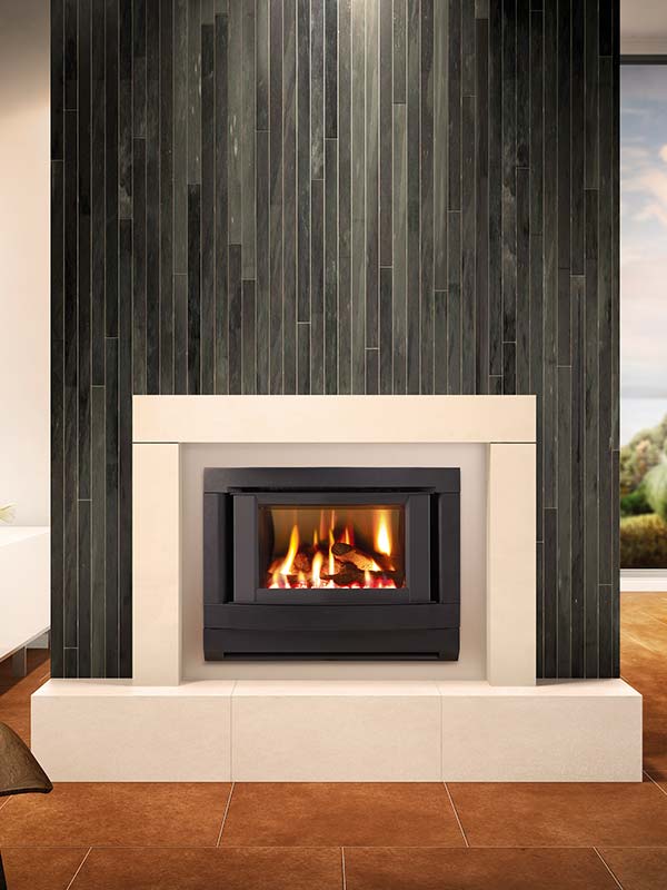 Cannon Canterbury Inbuilt Gas Log Fire