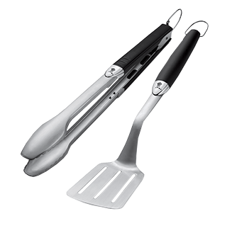 weber barbecue premium accessories tongs and spatula