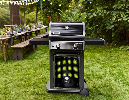 Weber Spirit E-210 Gas BBQ Outside