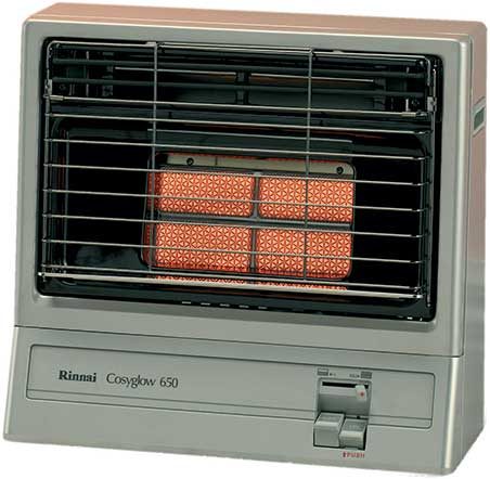 RINNAI COSYGLOW 650 PORTABLE GAS HEATER – LPG