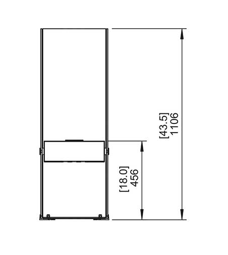 ghost-esf.1.d.gst-front-view-technical-drawing-by-ecosmart-fire-AEH