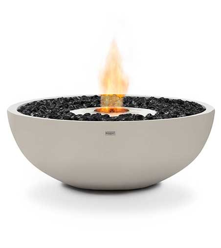 Bone mix 850 fire pit natural by ecosmart fire