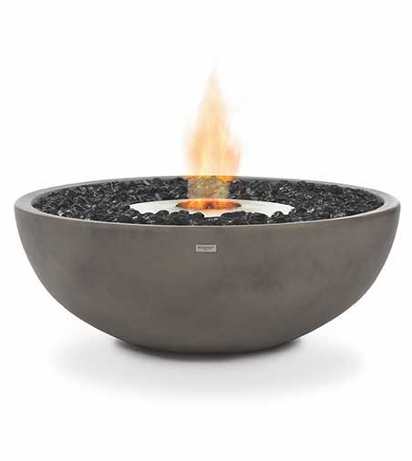 Natural mix 850 fire pit natural by ecosmart fire