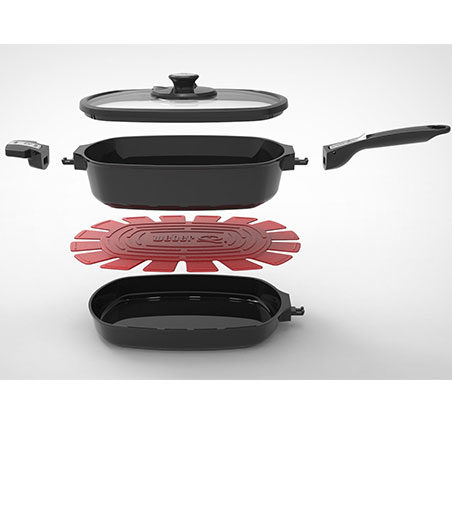 Q Ware Large Casserole-Frying Pan Pack